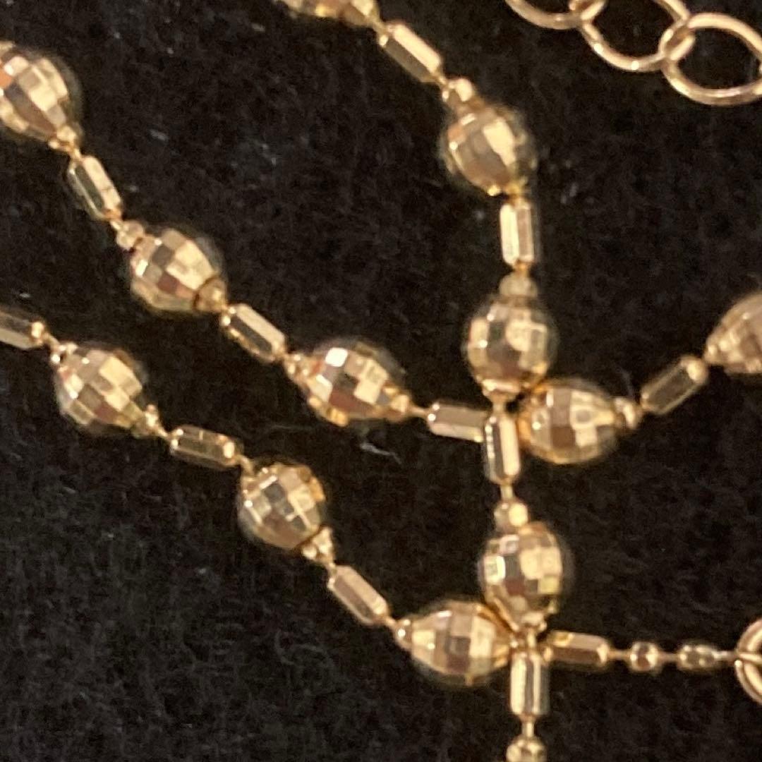 ★アンクレット 18金 ボールチェーン