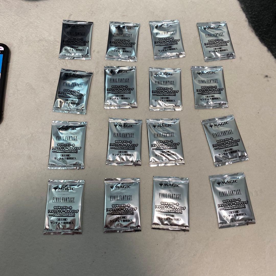 MTG　FF　FINAL FANTASY ちびキャラシール　16個　未開封
