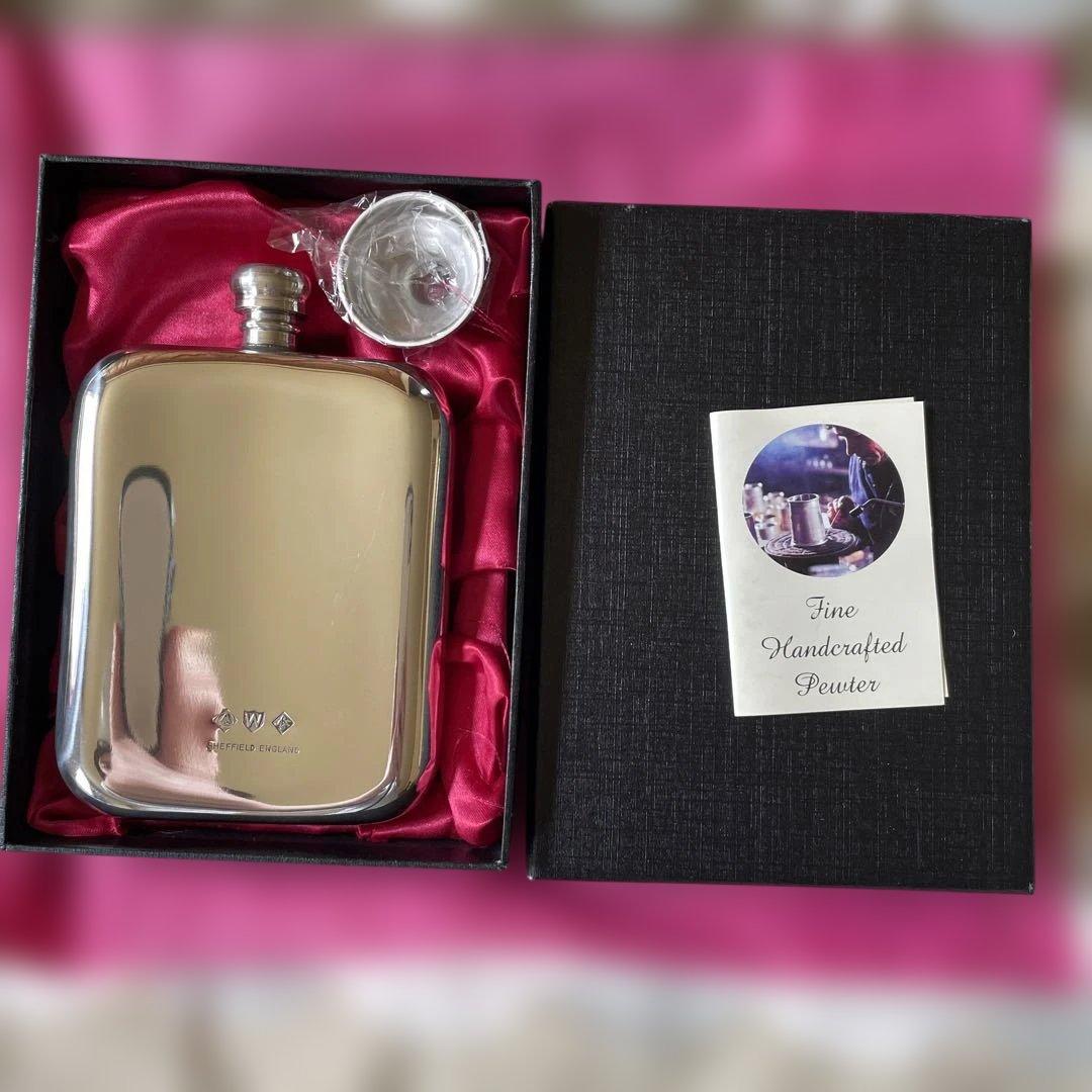 E MICHAEL ピューター フラスク　ジョージ・マイケル