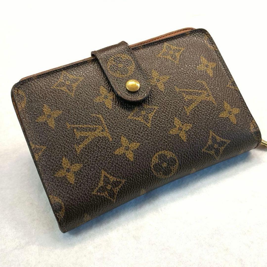 【美品】Louis Vuitton モノグラム 二つ折り財布