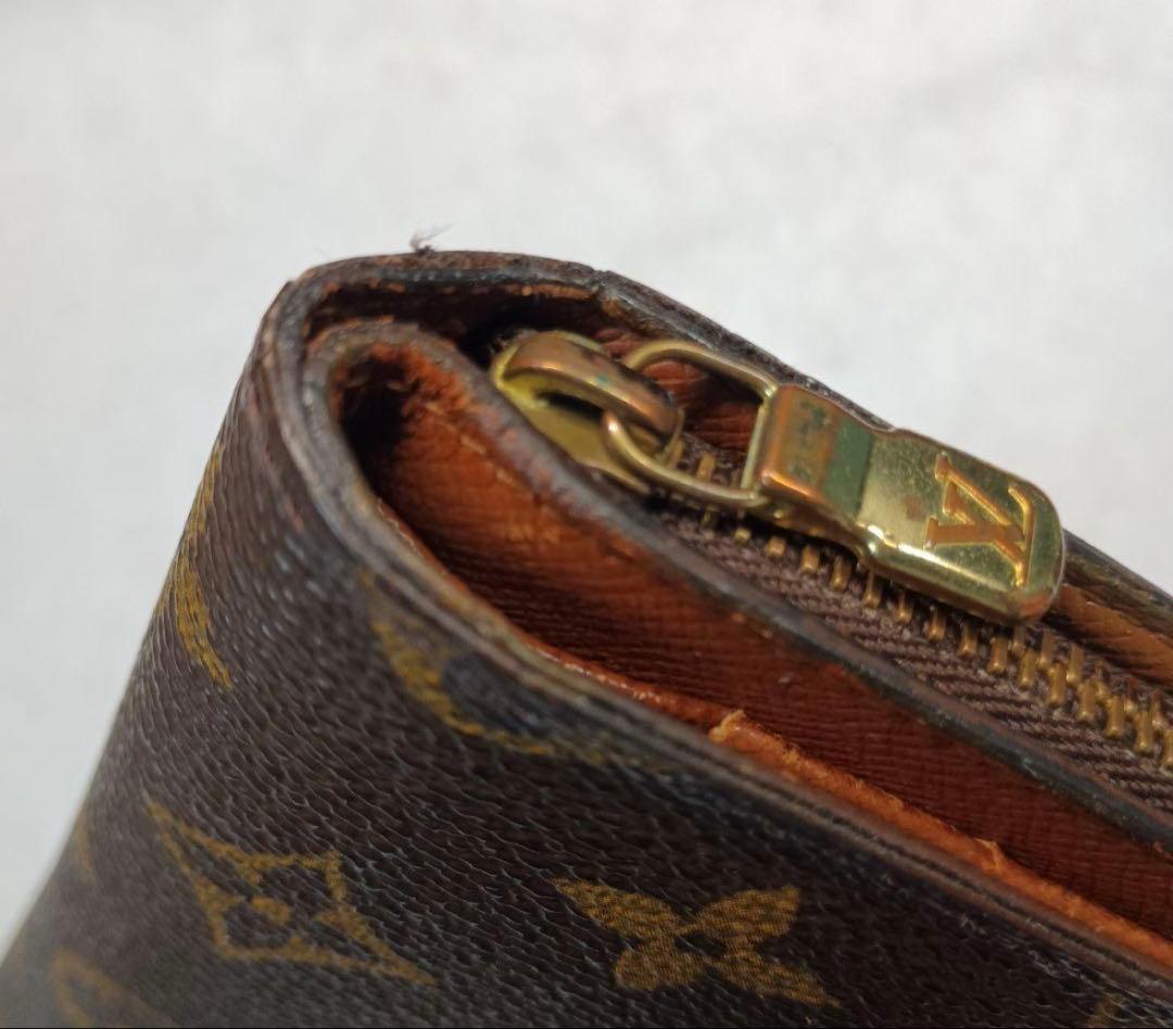 【美品】Louis Vuitton モノグラム 二つ折り財布