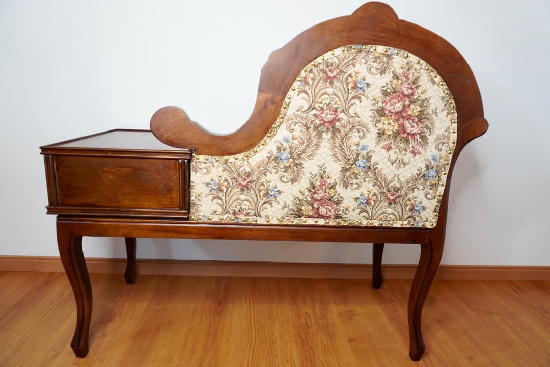 イタリア アンティーク テレフォンベンチ ベンチソファ