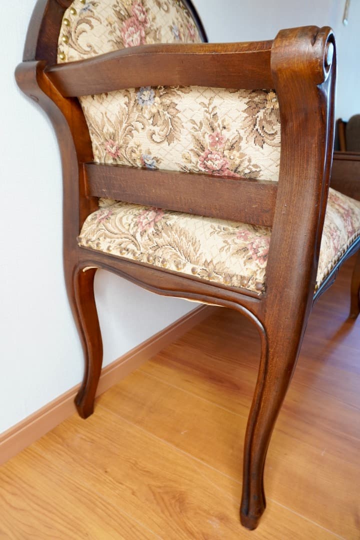 イタリア アンティーク テレフォンベンチ ベンチソファ