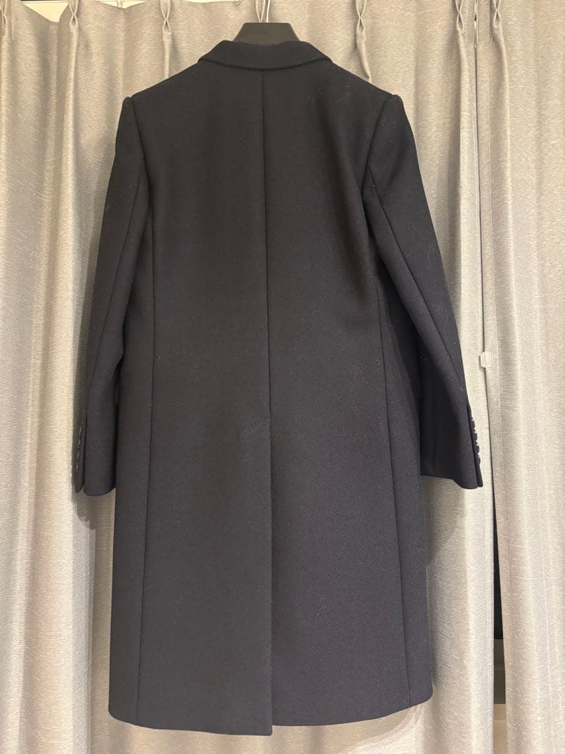 CELINE ダークネイビー ダブルブレストコート