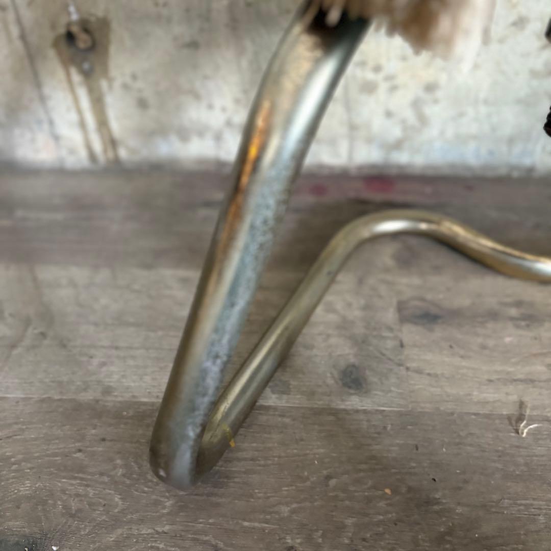 光洋　ヴィンテージ　フリンジ付　回転スツール