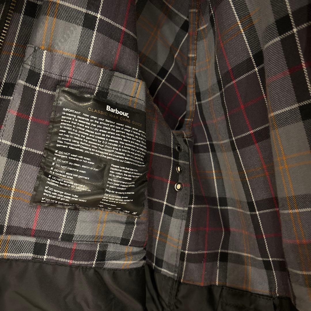 24年製 バブアー ビデイル 38 ブラック オイルドジャケット