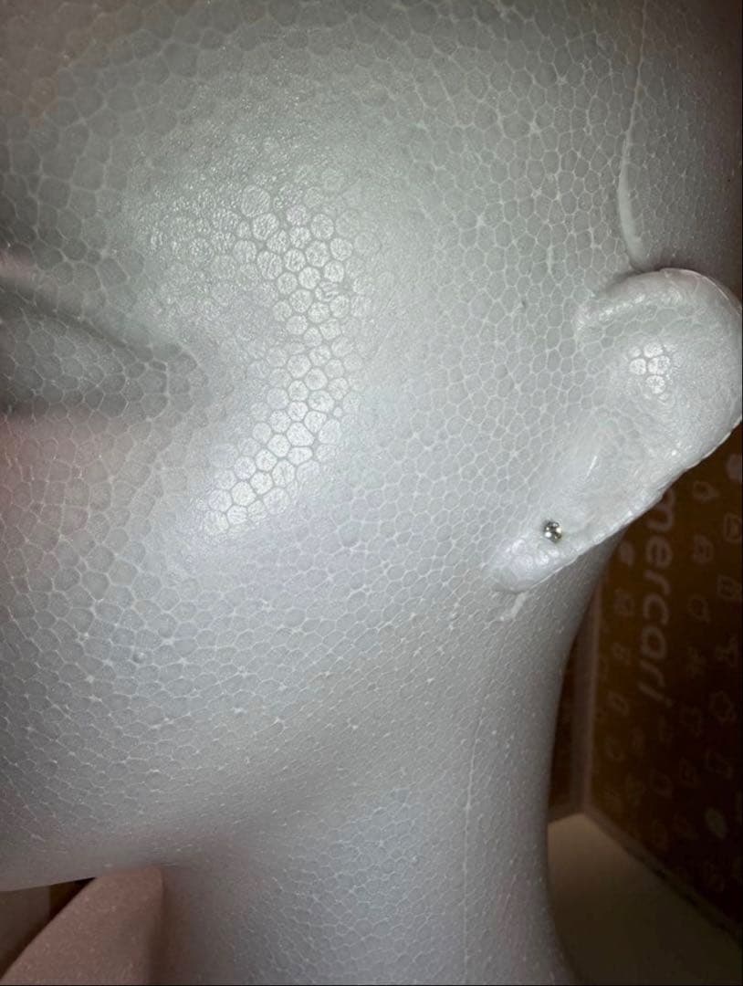 ゆるうさ様用！！【極上虹照一粒☆】ダイヤモンド　プラチナ　ピアス