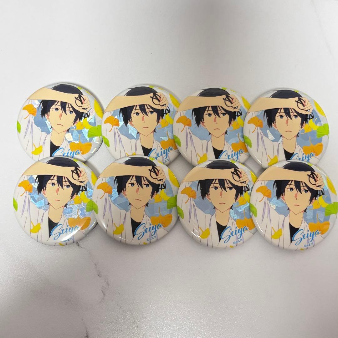 ツルネ 竹早静弥 缶バッジ ホログラム