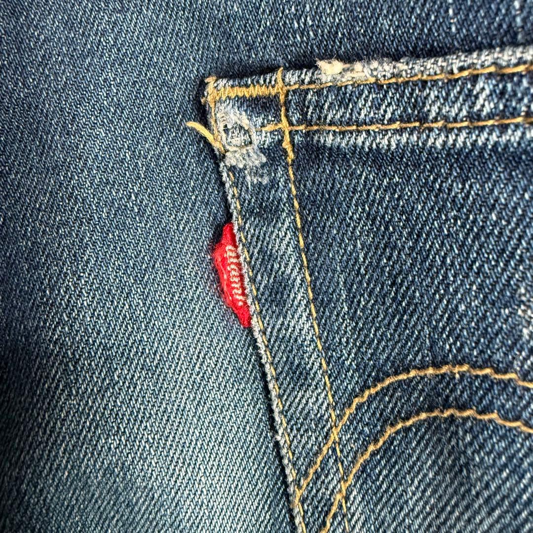 glamb グラム サルエルパンツ ダメージ加工 インディゴ L.