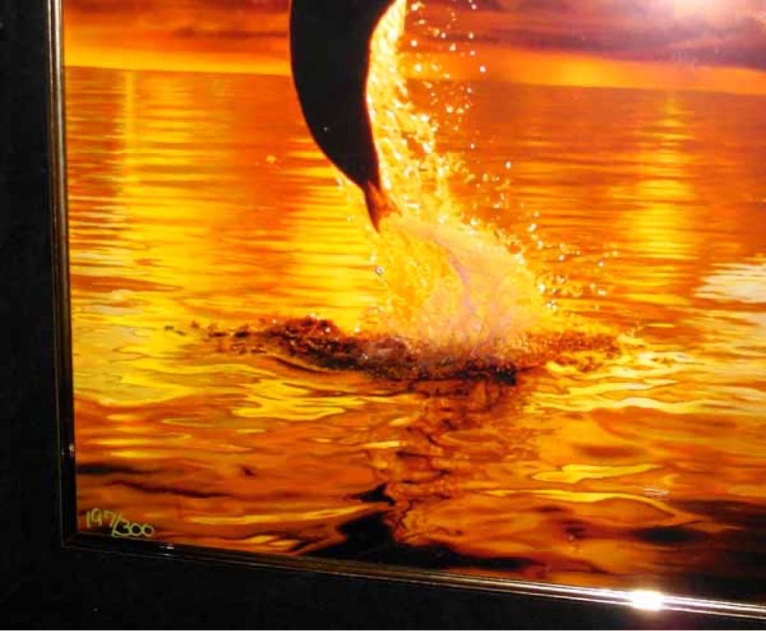 ぽぽたんま まクリスチャン・リース・ラッセン ダイヤ3個限定版画直筆サイン