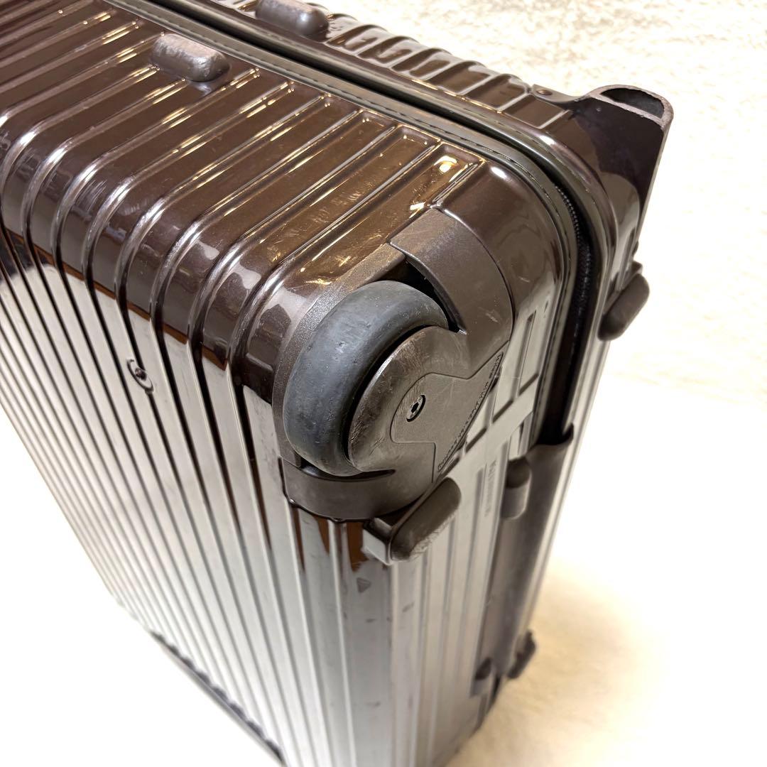良品 リモワ サルサデラックス 35L 機内持ち込み 2輪 TSAロック 茶色