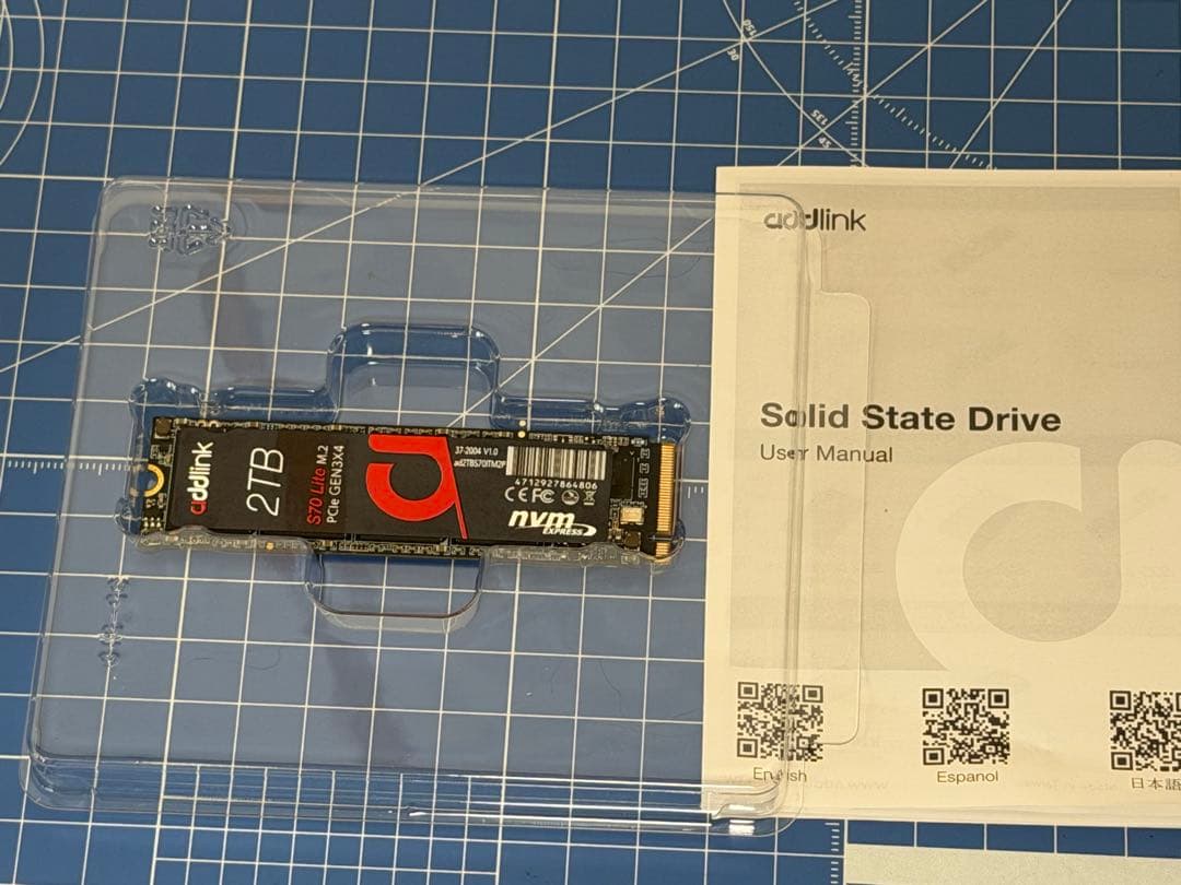 内蔵型SSD addlink S70 Lite 2TB SSD M.2 PCIe Gen3