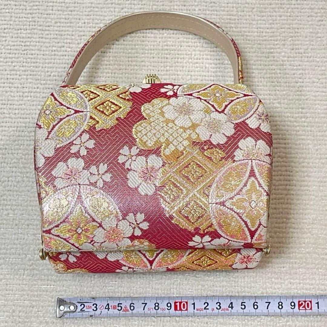 帯地の豪華な振袖用 バック 草履 セット（ふっくら鼻緒で痛くなりにくい♪）