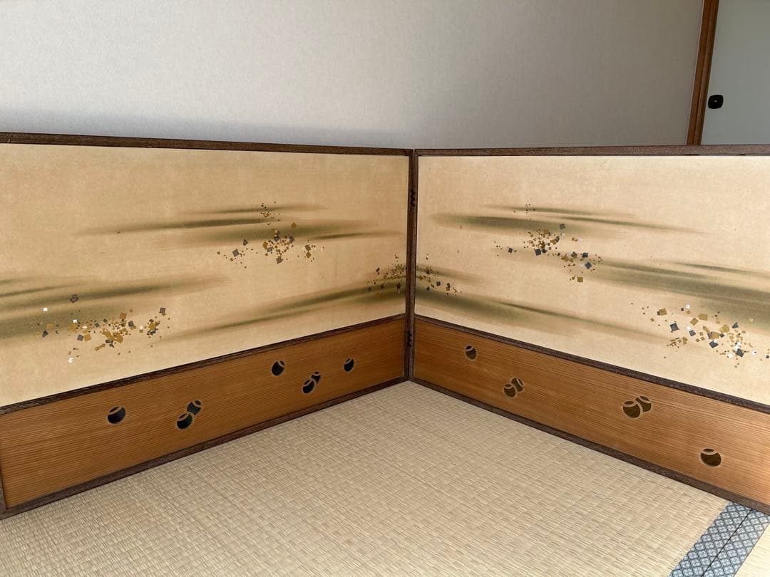 茶道　風炉先屏風　ふろさきびょうぶ