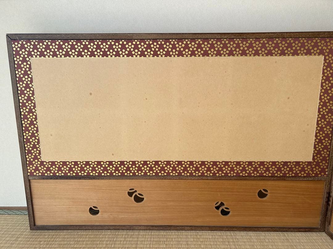 茶道　風炉先屏風　ふろさきびょうぶ