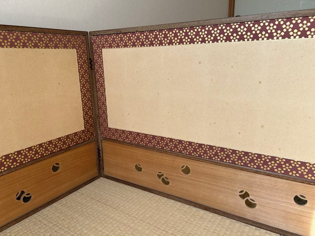 茶道　風炉先屏風　ふろさきびょうぶ