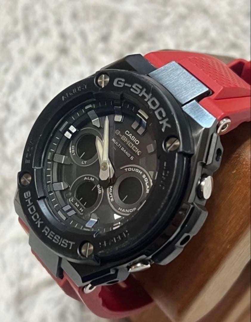 【2本セット】G-SHOCK GST-W300G ブルー とレッド