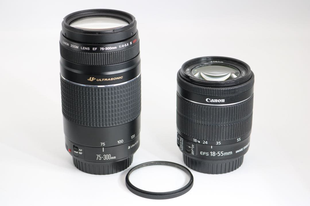 【Canon EOS 70D ダブルレンズセット】 Wi-Fi搭載 安心保証あり