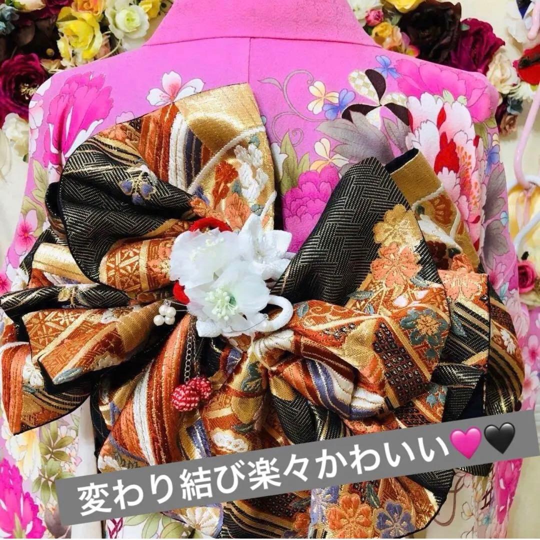 振袖フルセット‼️振袖ブランドLakokuIa❤️白地ピンク花々金彩 小物付 秀品‼️