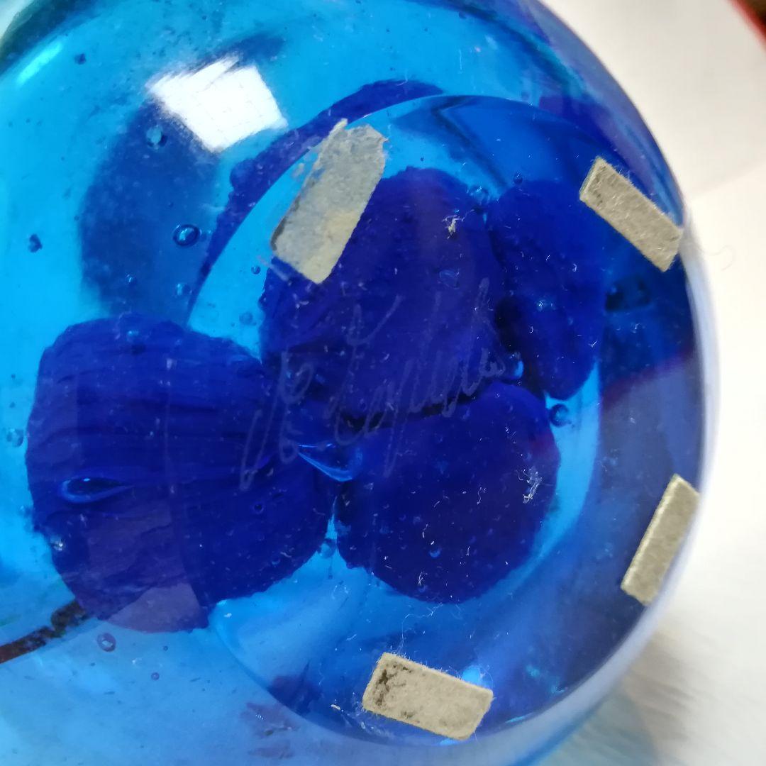 ベネチアンガラス　花瓶　ガラス工芸品　ガラスアート　水族館　魚　ベネチアングラス