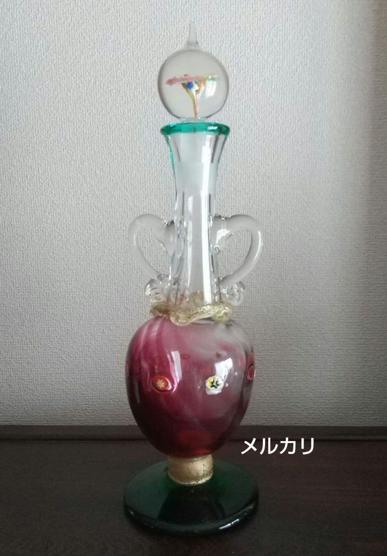 ガラス 工芸 カラフェ ?? デキャンタ ?? ヴェネチアンガラス ??