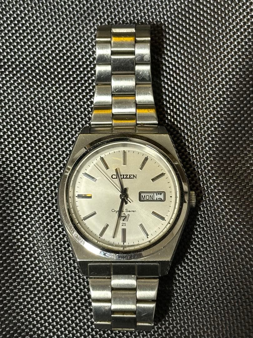動作品　CITIZEN Crystal Seven 自動巻き メンズ時計