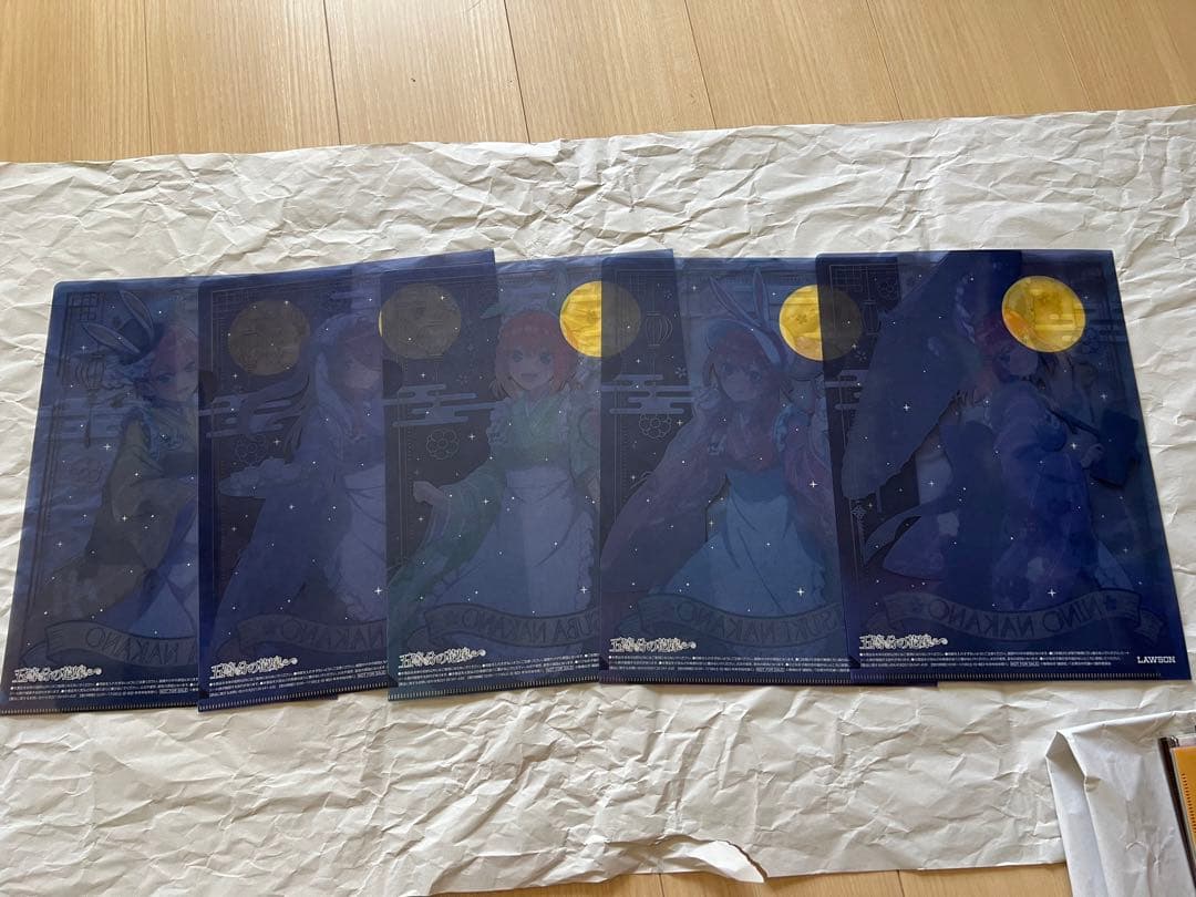 五等分の花嫁　クリアファイル　多数　まとめ売り