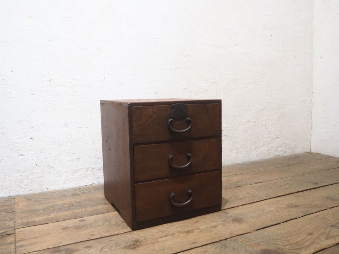 1306 アンティーク　小引き出し　書類ケース　収納棚　古家具　古道具　レトロ