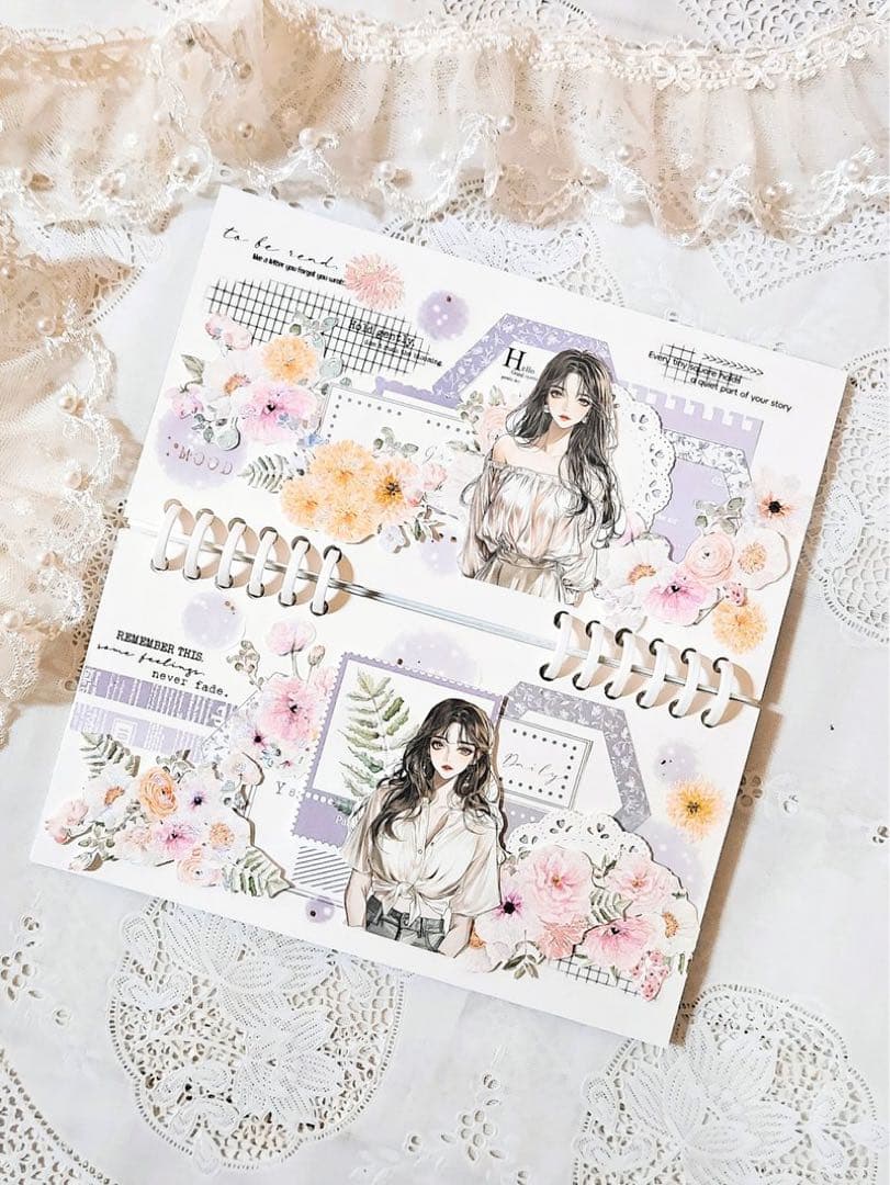 コラージュ素材　紙もの　素材紙　【2587】