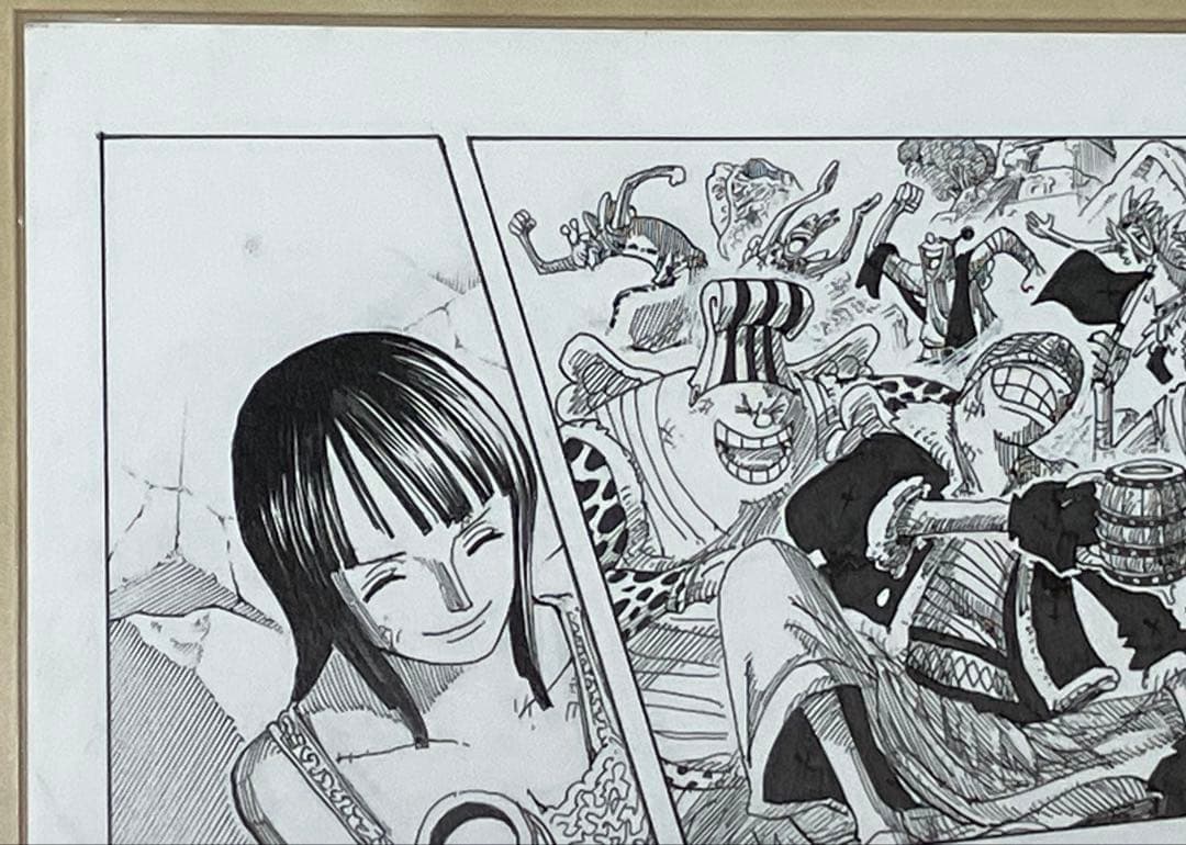 激レア　ビブルの秘宝　ワンピース 複製原画　当選通知書あり