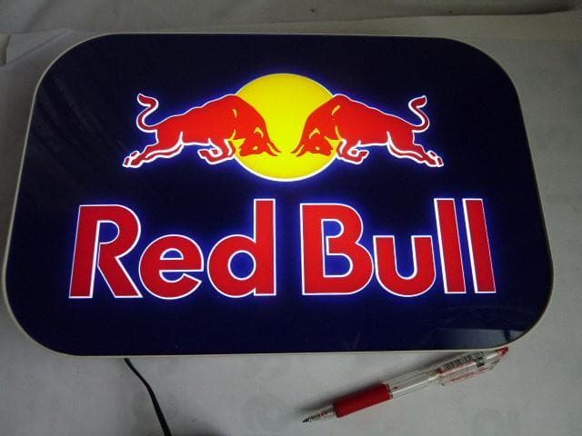 未使用　ネオンサイン　レッドブル　RedBull　LED看板　電飾看板