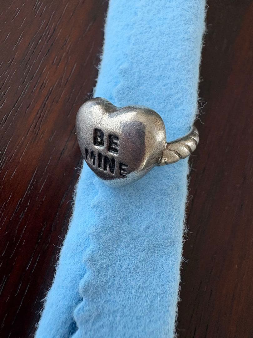 Katieハート型リング BE MINE シルバー14号