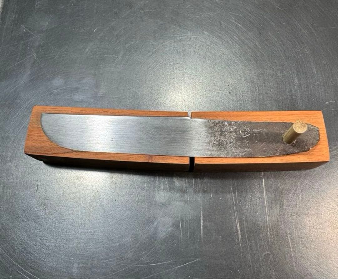 日本刀 残欠 大小 本花梨拵え 桐の化粧箱兼額