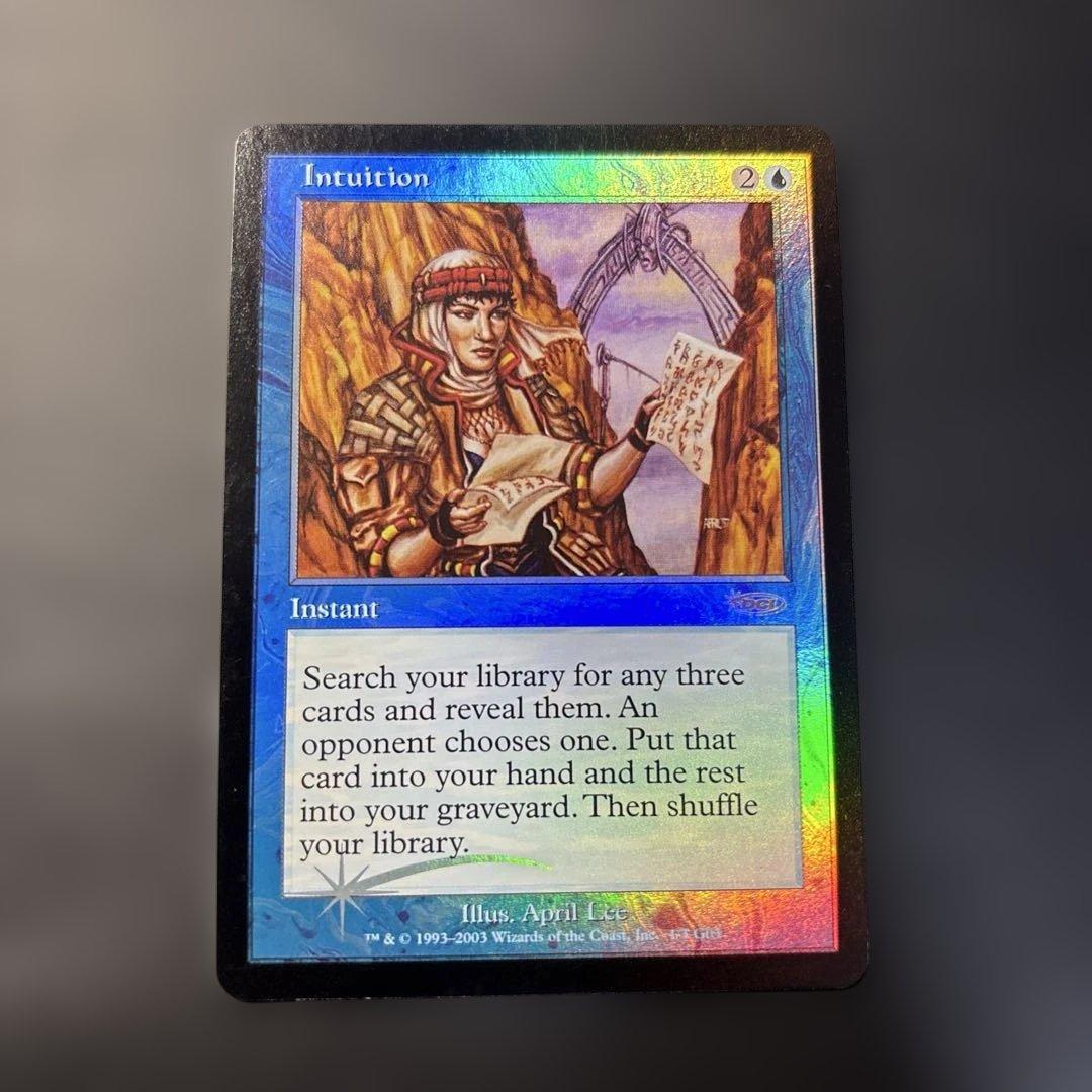 【超希少】直観/Intuition ジャッジ褒章　foil 再録禁止！！