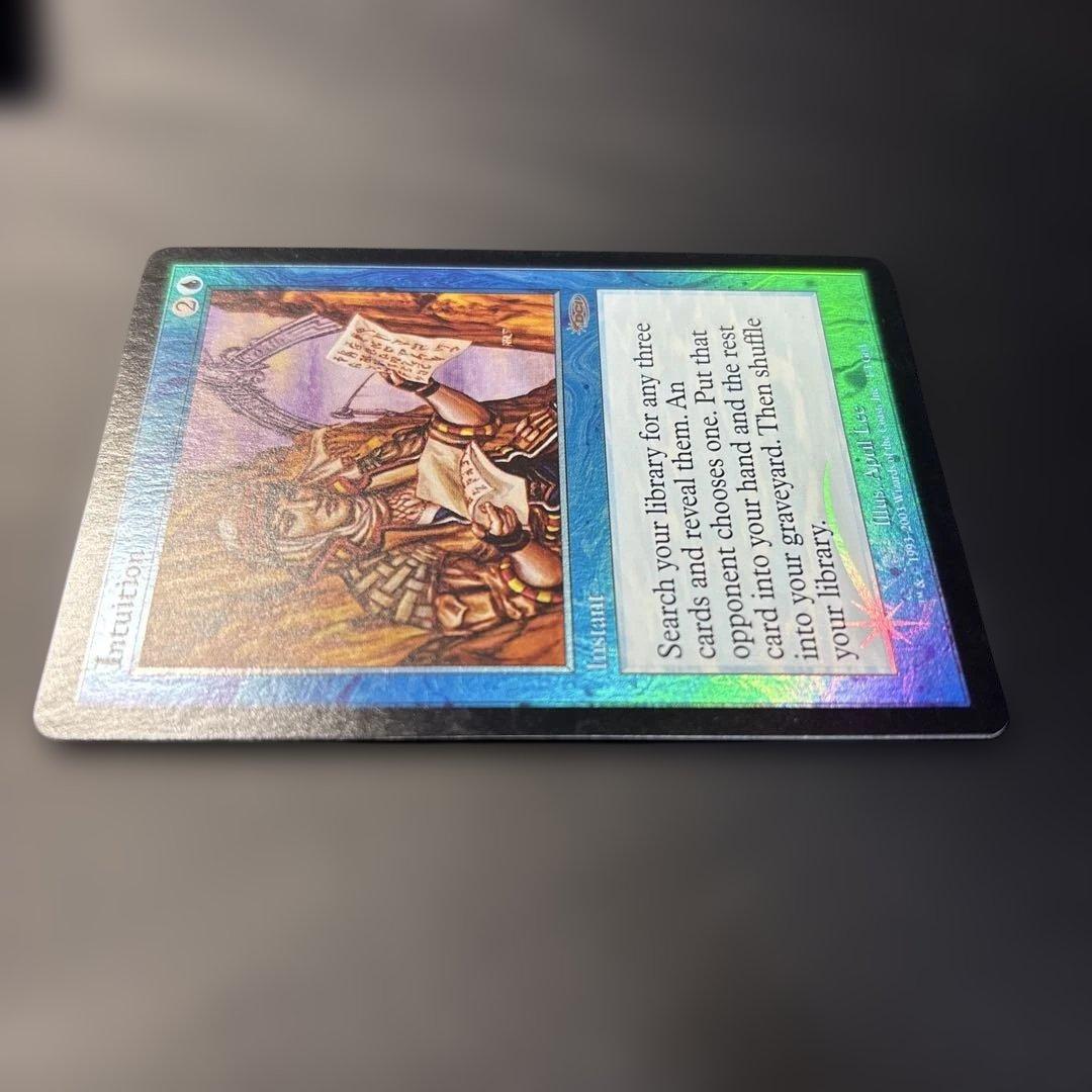 【超希少】直観/Intuition ジャッジ褒章　foil 再録禁止！！