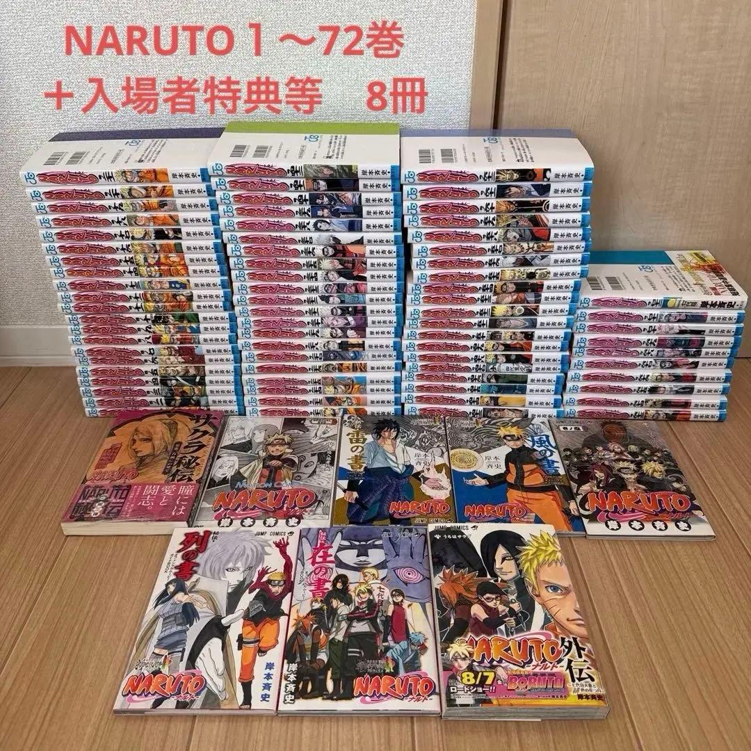 NARUTO　ナルト　全巻セット　＋映画入場者特典等