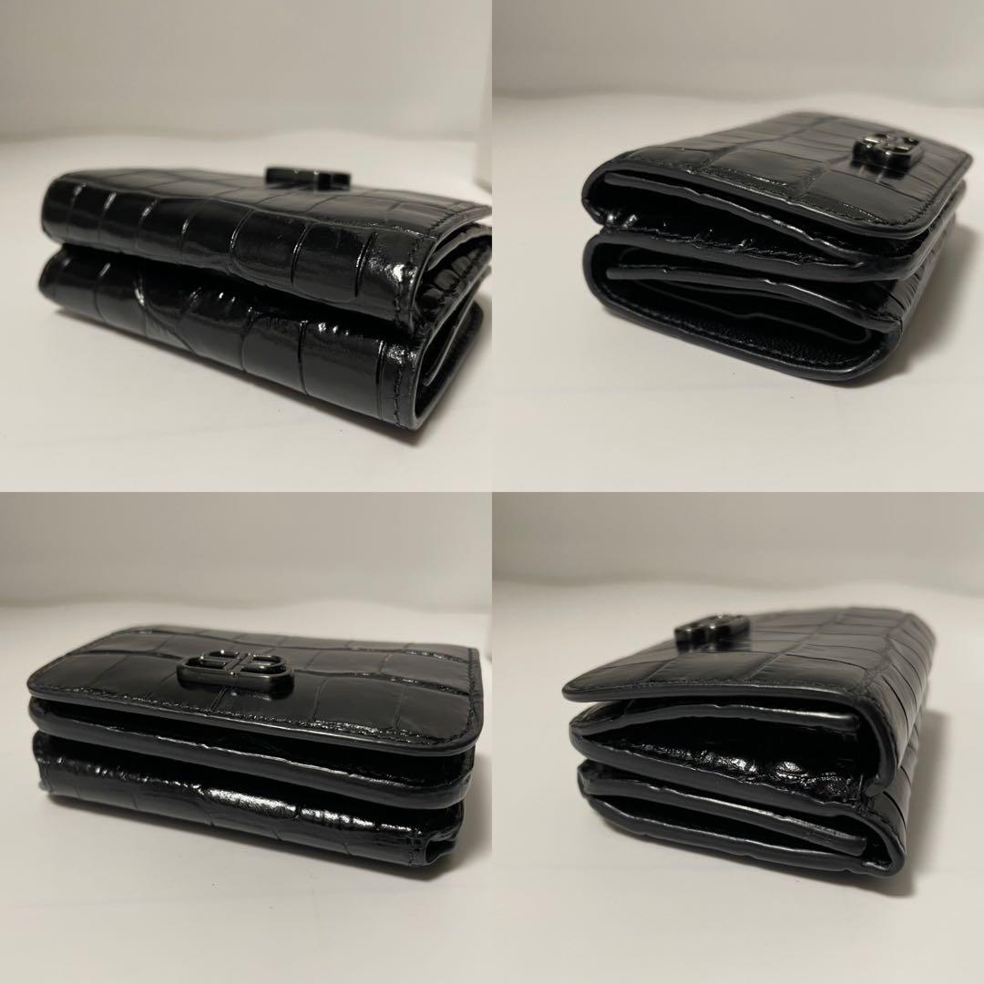 ✨未使用に近い✨　Balenciaga コンパクトウォレット　財布　レザー　黒