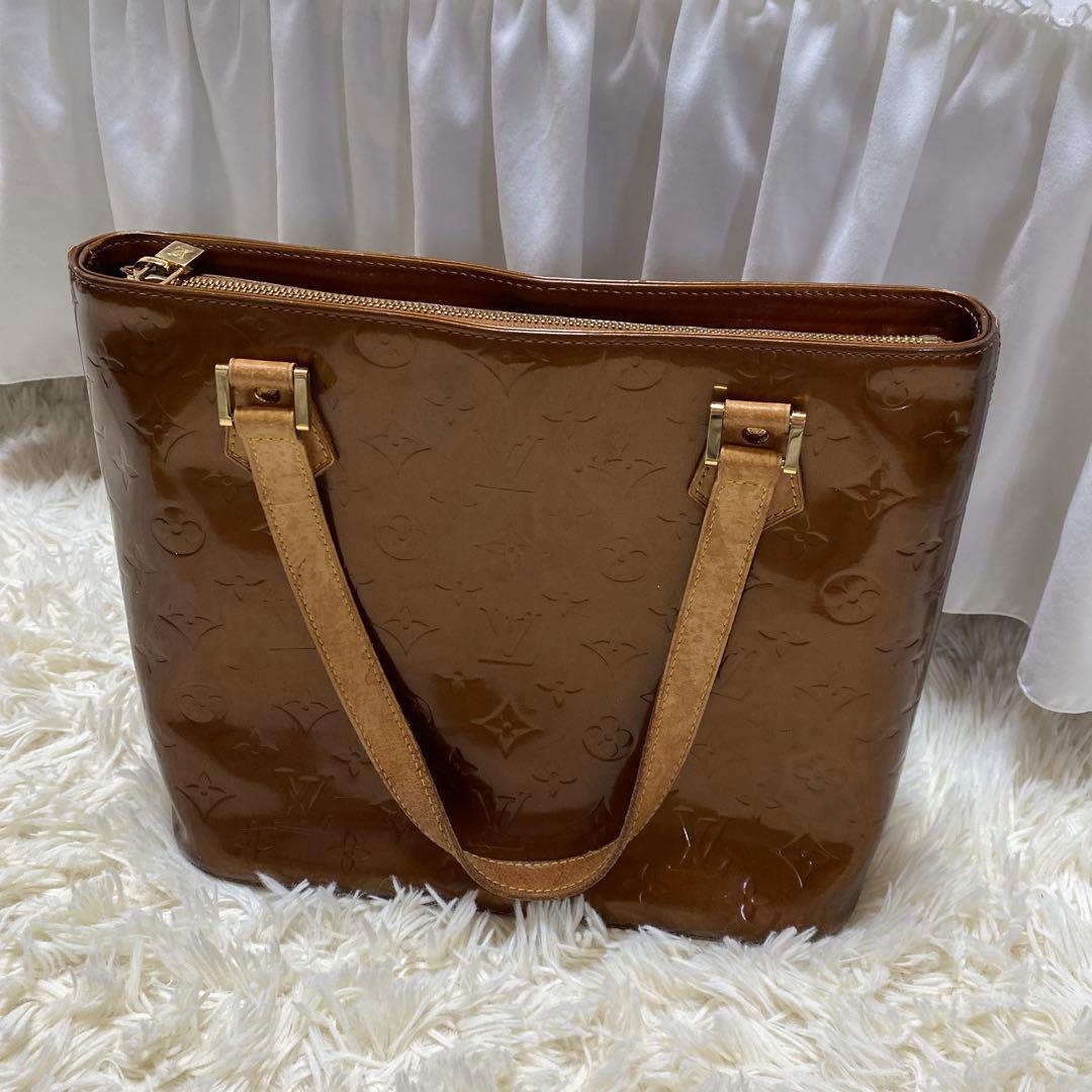 ルイヴィトン LOUIS VUITTON ヒューストン ヴェルニ ブロンズ