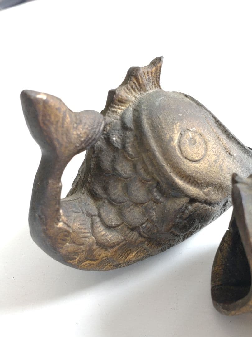 アンティーク オブジェ　ブロンズ製　　大小2個セット　刻印シール有　希少品