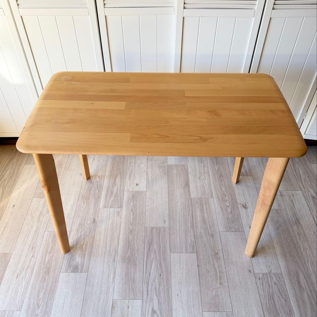 美品 ニトリ Nコレクション リビングデスク ナチュラル
