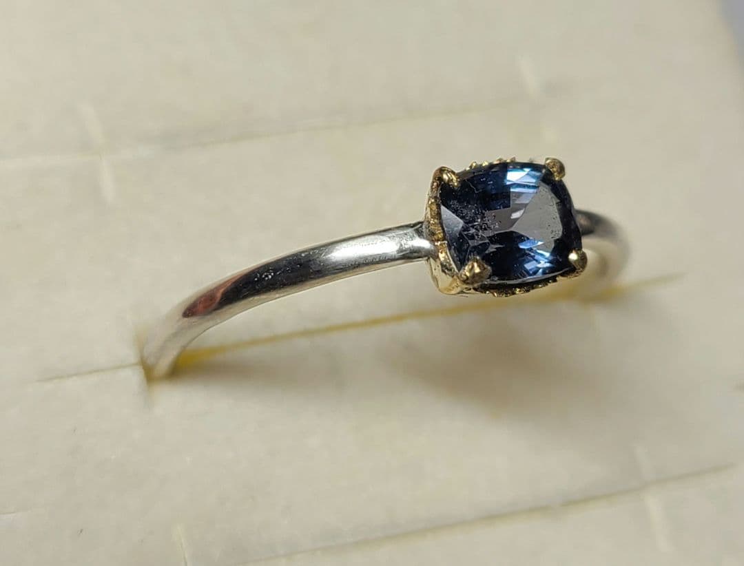 ニケ☆★ミャンマー産ブルースピネル、ブラジル産ルチルクオーツ★オーダー