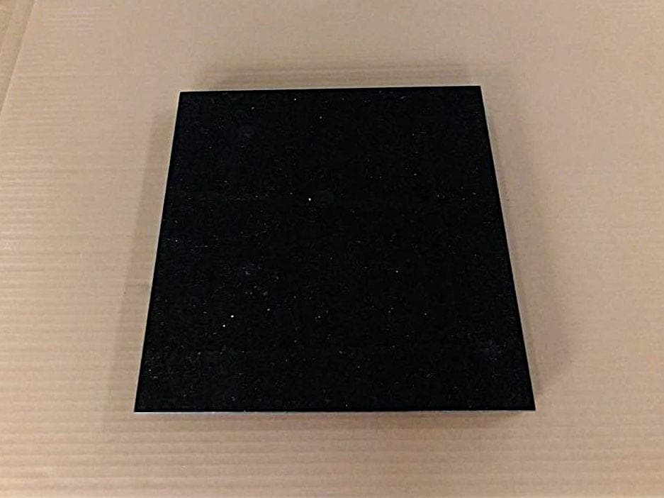 超最高級 天然黒御影石　オーディオボード●300×300×27●5面磨き　特価