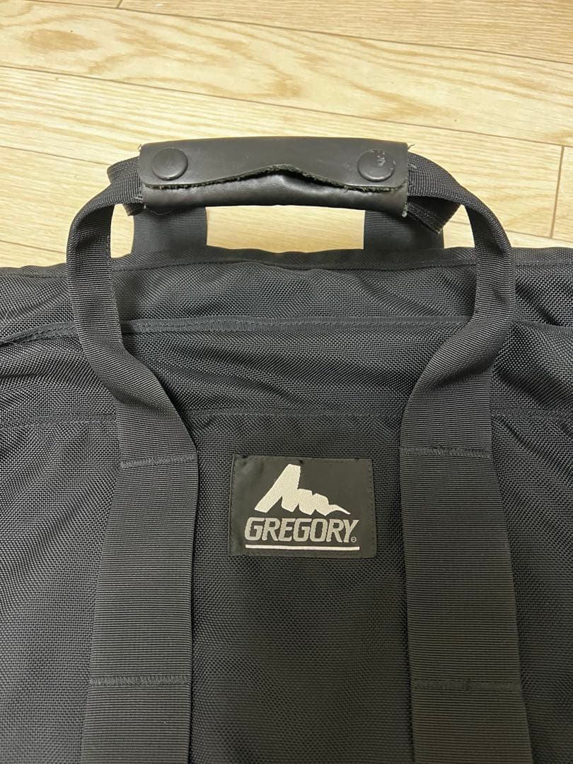 GREGORY ブラック ボストンバッグ L 旧ロゴ
