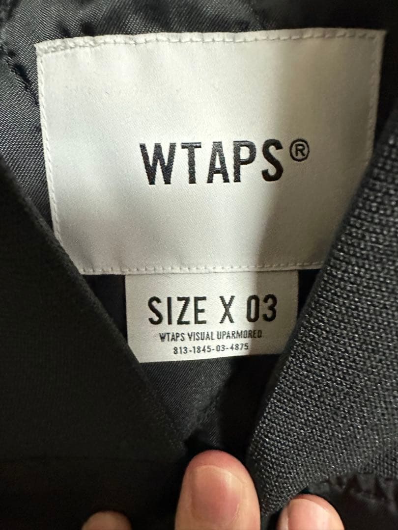 美品　WTAPS ダブルタップス TEAM JACKET ブラック