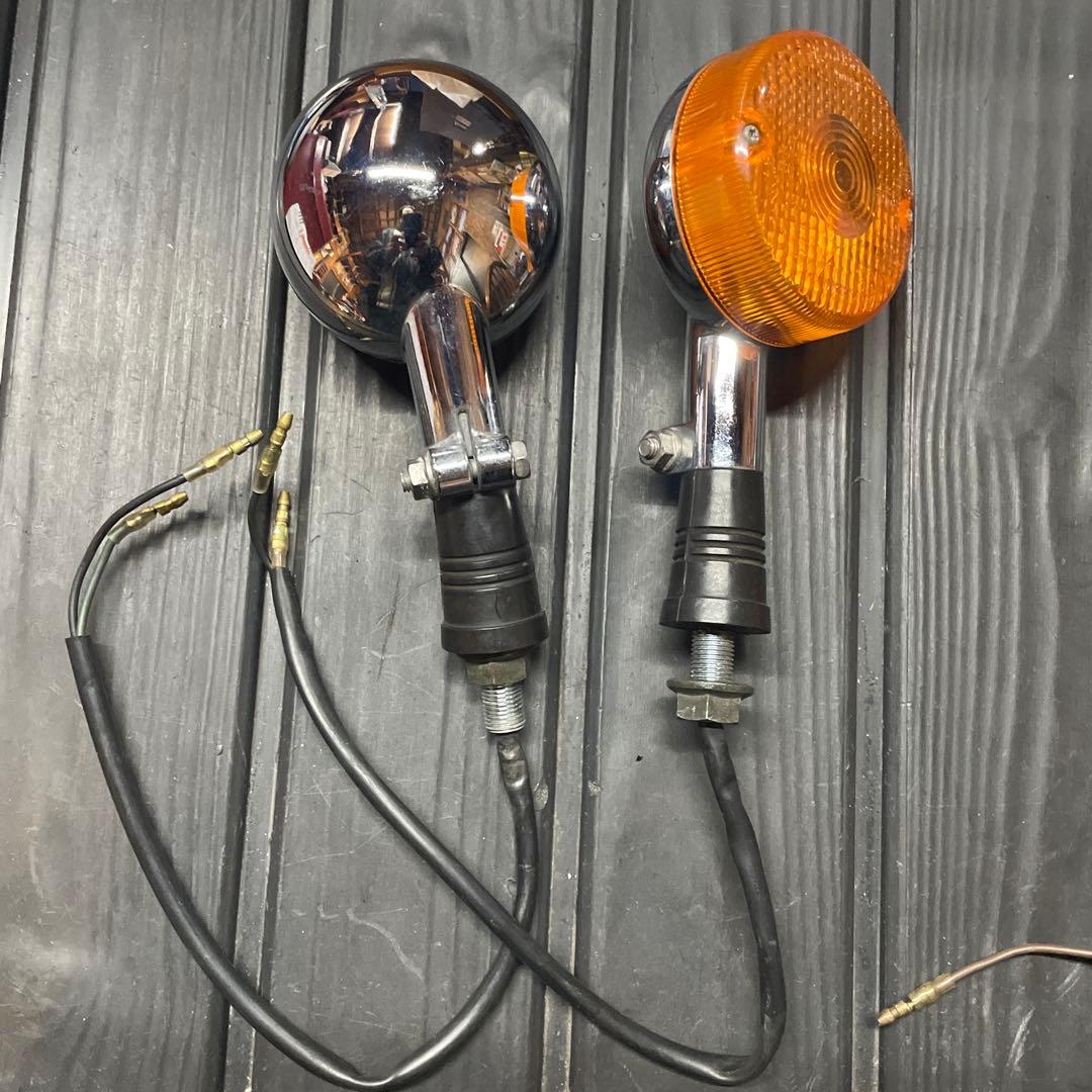 SR400/500用・ノーマル・ウインカー前後セット中古品