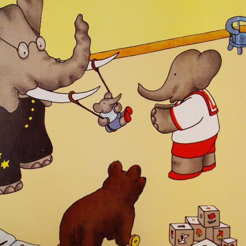 額装品/Babar et Ses Enfants/ジャンドブリュノフ/インテリア