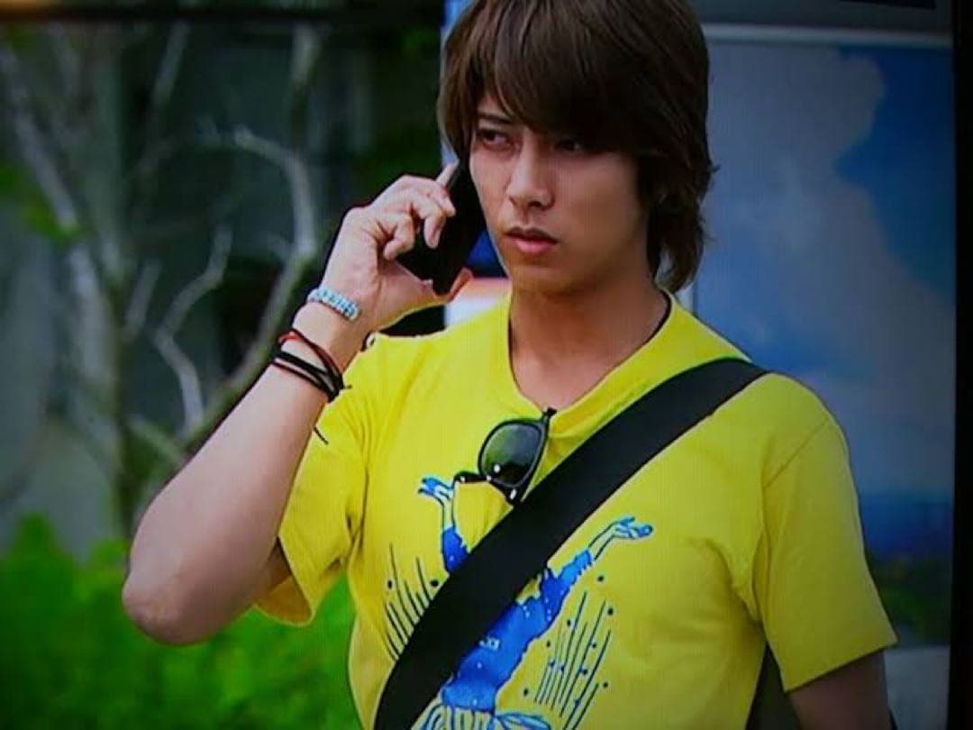 supreme サマーヌード　山下智久　着用　チアガール　イエロー　T シャツ