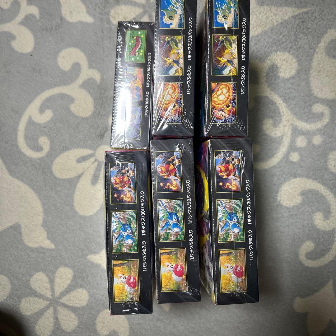 ポケモンカード シュリンク付き6BOX