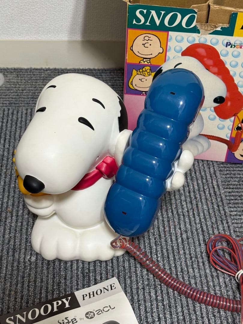 Snoopy Phone スヌーピー 電話 未使用品　デッドストック　ピーナッツ