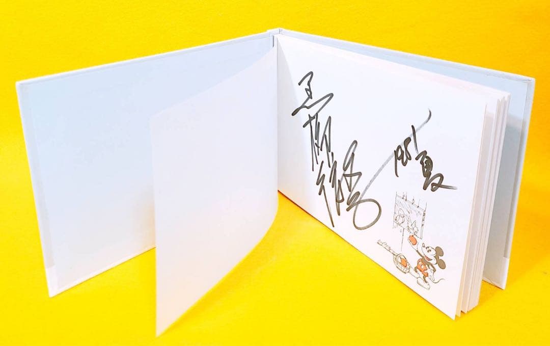 1981年夏サイン黒柳徹子ミッキーマウス昭和レトロmickeymouseサイン帳